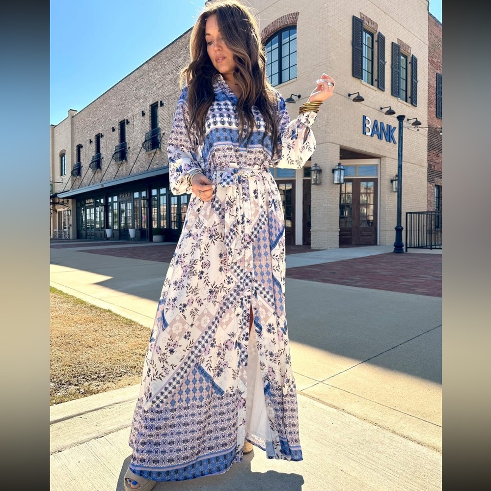 Anthropologie BTFL Life Luna Maxi Dress